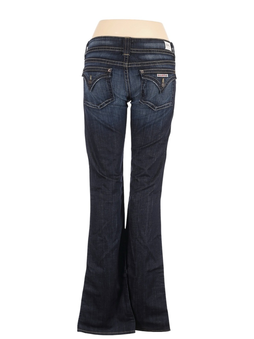 Hudson Jeans Supermodel Signature Jeans Size 31 LONG Dark Wash Elm Low Rise NWT - Picture 2 of 10
